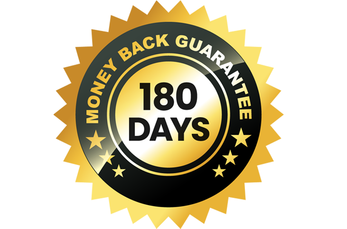 Metilean 180-Days Money Back Guarantee